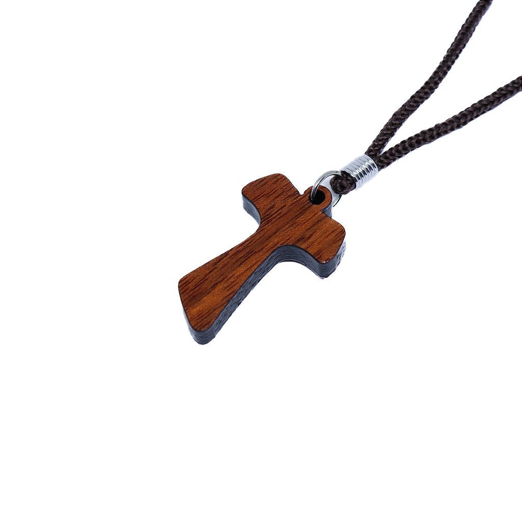 Cordão Com Tau Pequeno - Madeira