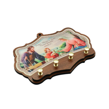 Porta Chaves Jesus Maria e José - 4 Pinos