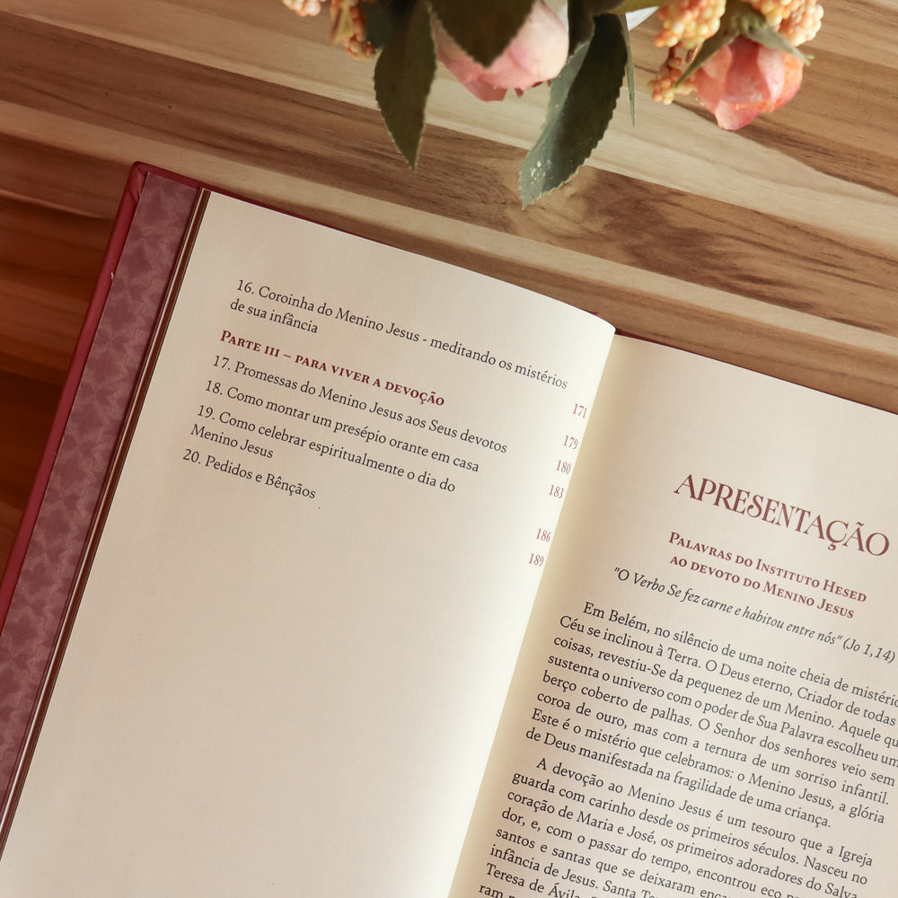 Devocionário ao Menino Jesus - Quanto Mais Me Honrardes Mais Eu Vos Favorecerei - Hesed