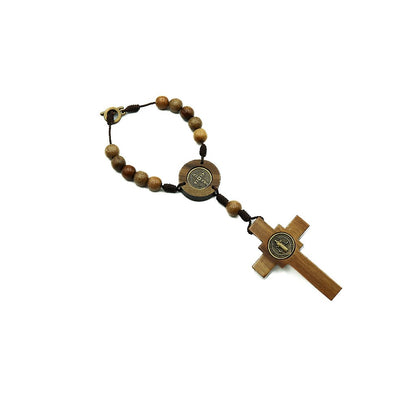 Adorno Para Carro Marrom São Bento Cruz