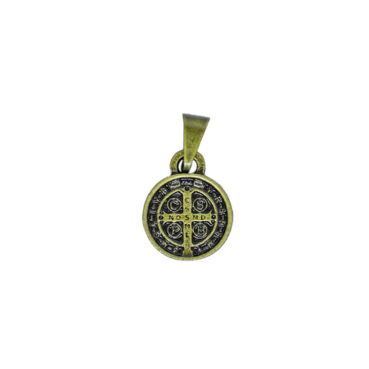Medalha de São Bento 10 mm Ouro Velho