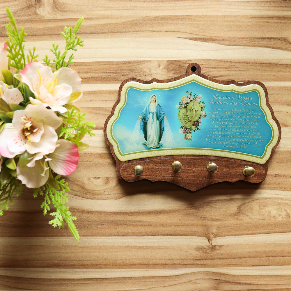 Porta Chaves Nossa Senhora das Graças - 4 Pinos