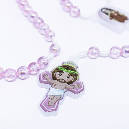 Terço Bolsinha Manto Infantil - Santa Teresinha