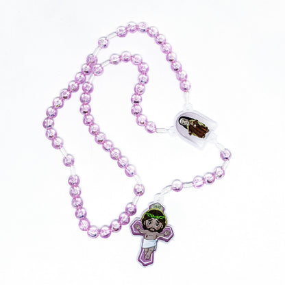 Terço Bolsinha Manto Infantil - Santa Teresinha