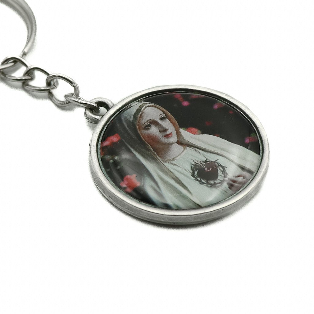 Chaveiro Medalha Resinado - Maria Passa na Frente